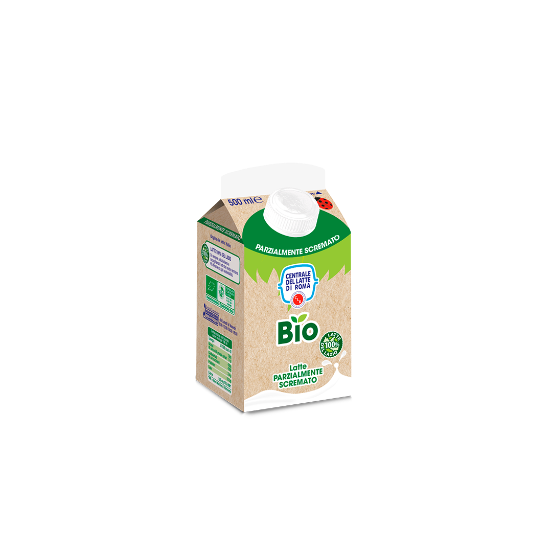 Latte Pastorizzato a temperatura elevata Parz. Scremato Biologico cartone